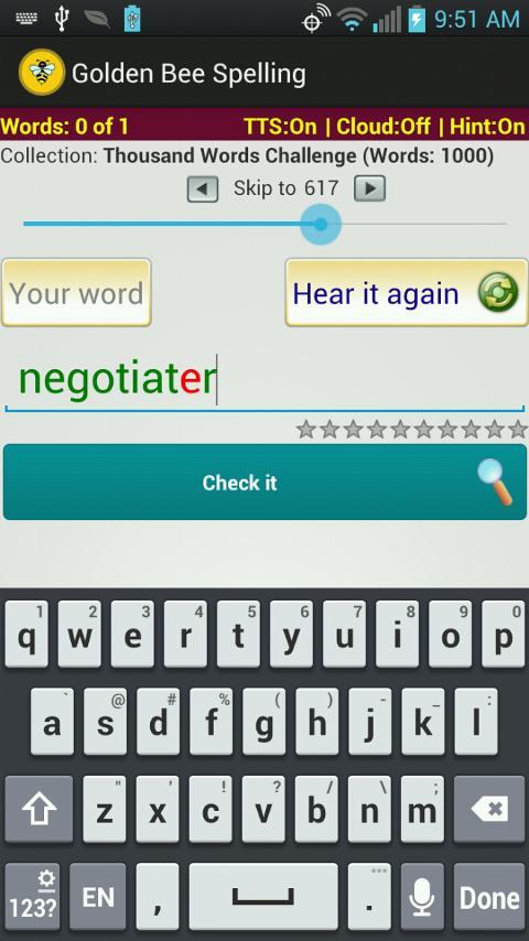 Golden Bee Spelling Free截图3