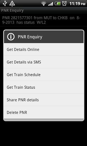 PNR Enquiry截图4