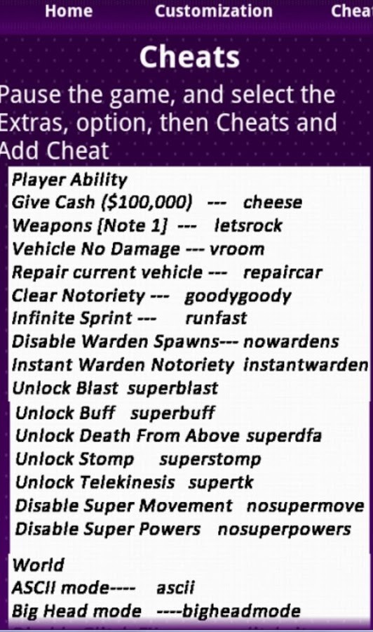 Saints Row 4 Cheat Guide...截图4