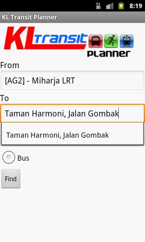 KL Transit Planner截图2