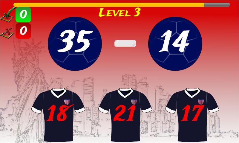 Math USA Soccer Lite截图5