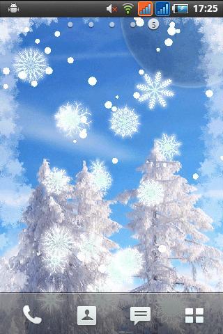 Christmas Snow Flake LWP截图2