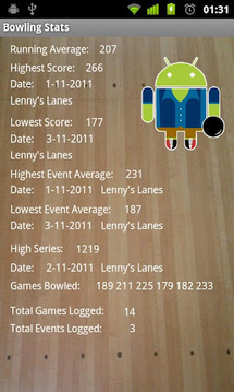 Bowling Stats Lite截图