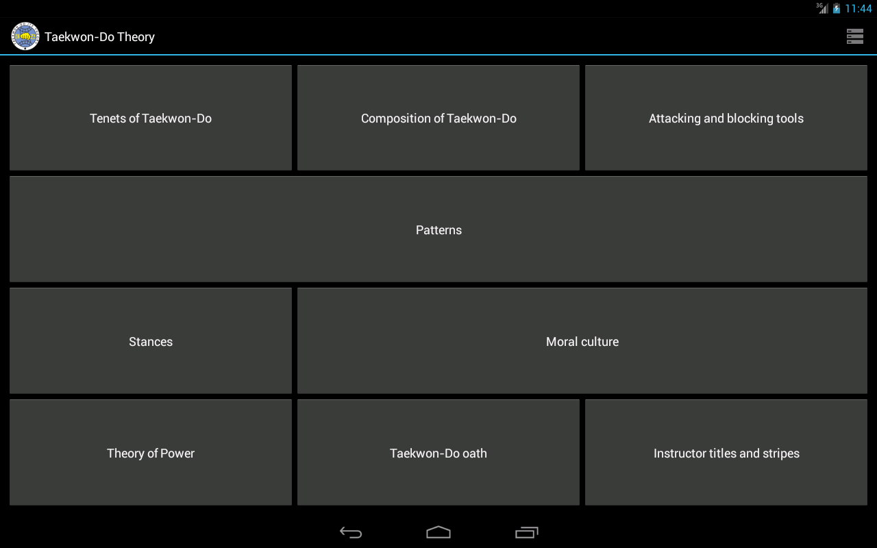 Taekwon-Do ITF Theory截图1