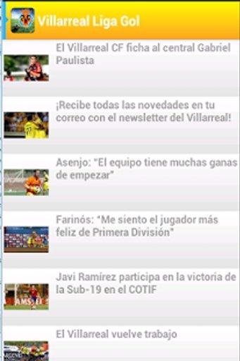 Villarreal Liga Gol截图3