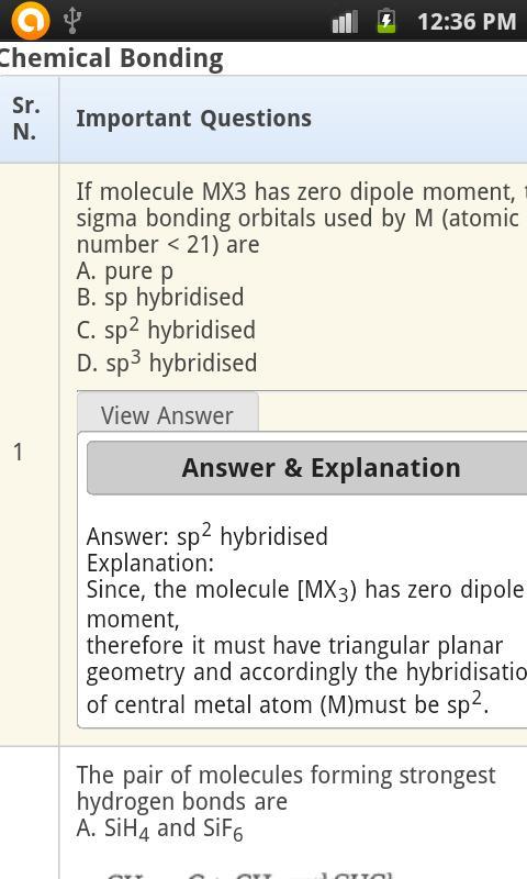 JEE Main Chemistry Mock Test-1截图2