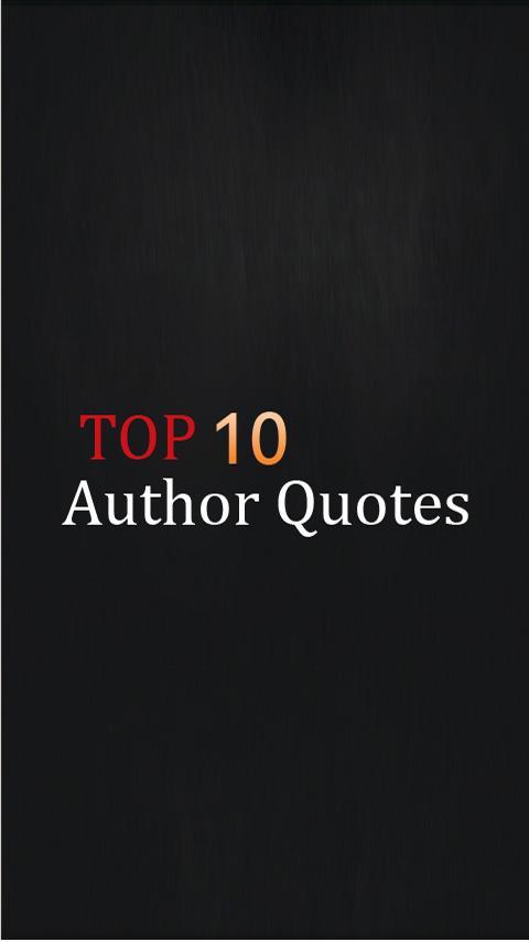 Top 10 Author Quotes截图1