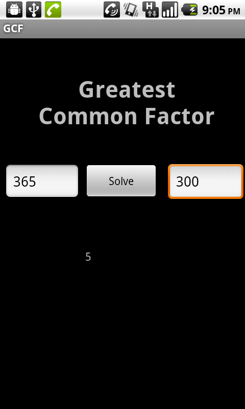 GCF Calculator截图1