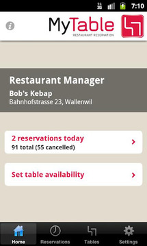 MyTable Restaurant Manager截图