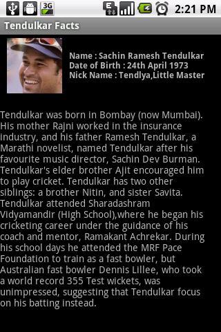 Tendulkar Facts截图2