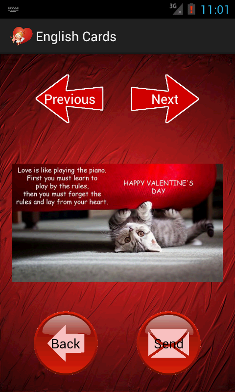 Valentine's Day Cards & SMS截图6