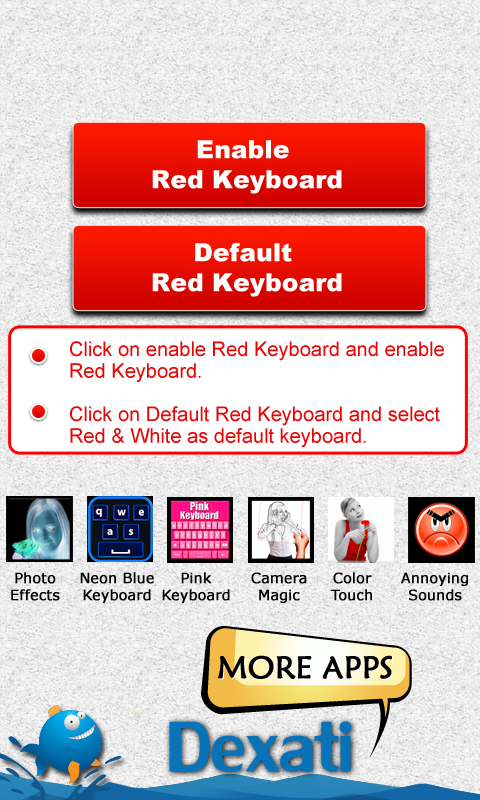 Red Keyboard截图3