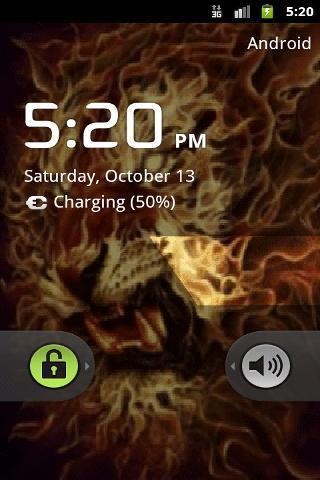 3D Flame lion live wallpaper截图2