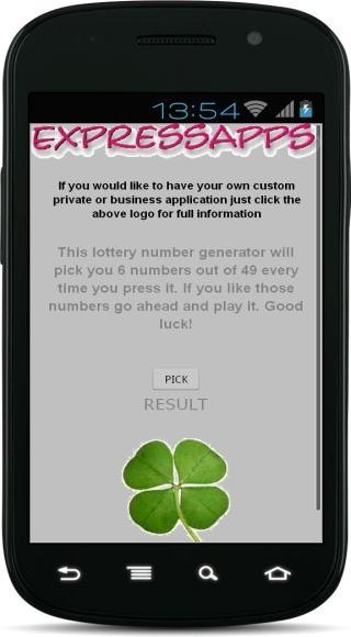 Lottery # Picker 6 out of 49截图3