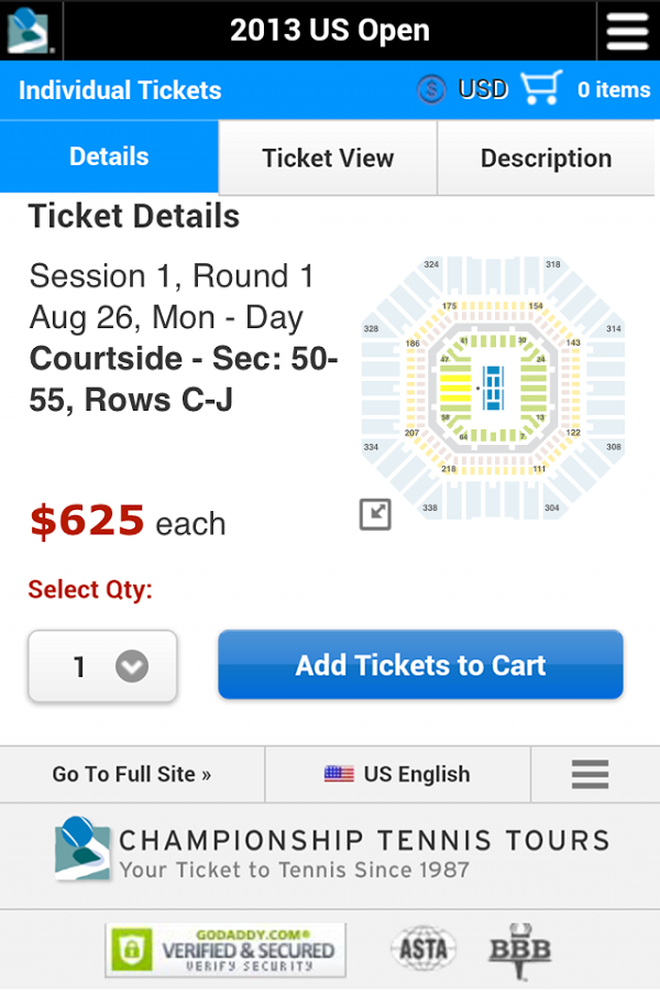 Tennis Tickets截图2