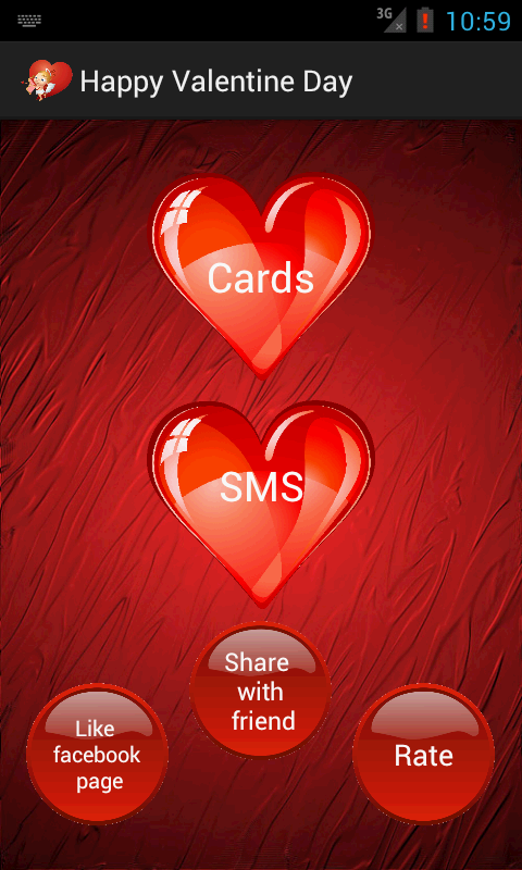 Valentine's Day Cards & SMS截图1