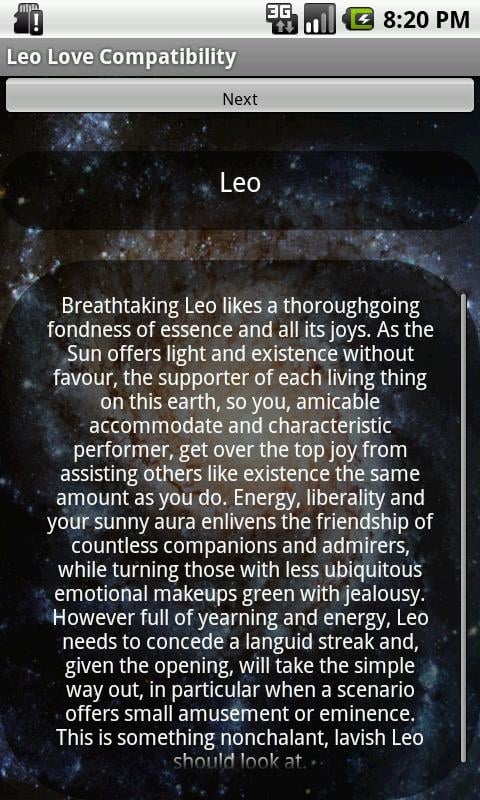 Leo Love Compatibility截图2