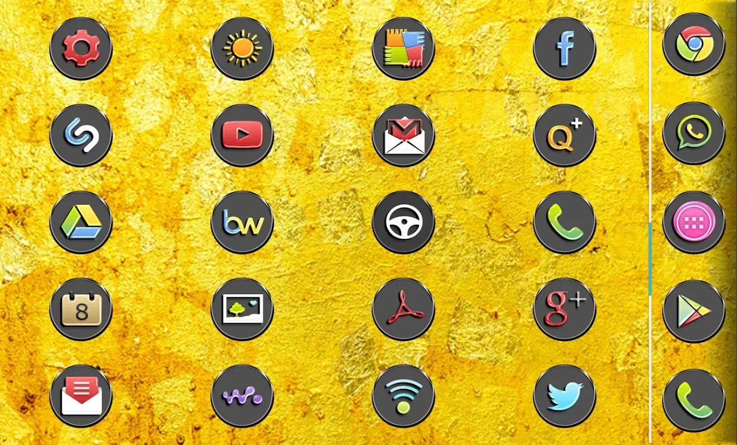 Hoop Lite Icon Pack Apex Nova截图4