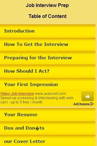 Job Interview Prep截图1