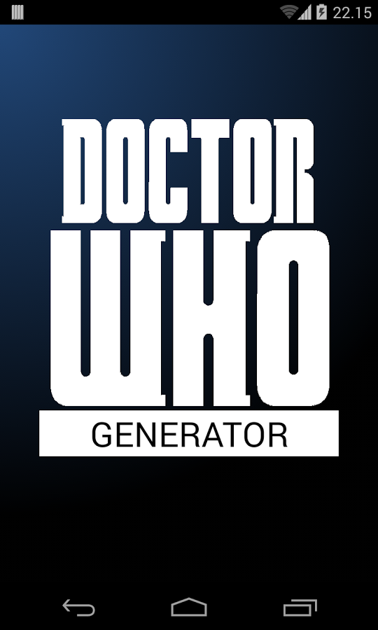 Doctor Who Generator截图2