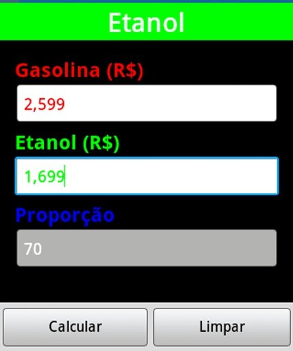 TotalFlex Gasolina ou Etanol?截图4