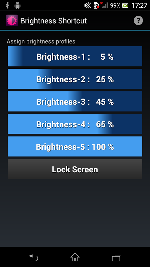 Brightness Shortcut Free截图3
