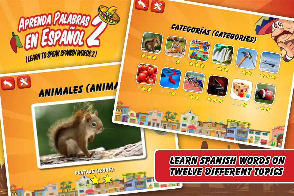 Spanish Vocabulary Flashcards截图10