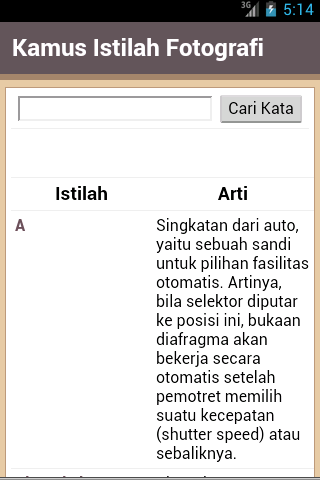 Kamus Istilah Fotografi截图1