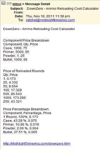 Ammo Reload Cost Calc截图4