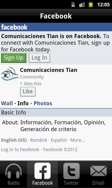 Comunicaciones Tian截图1