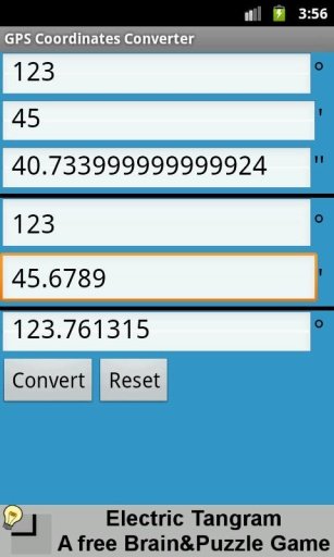 GPS Coordinates Converter截图1