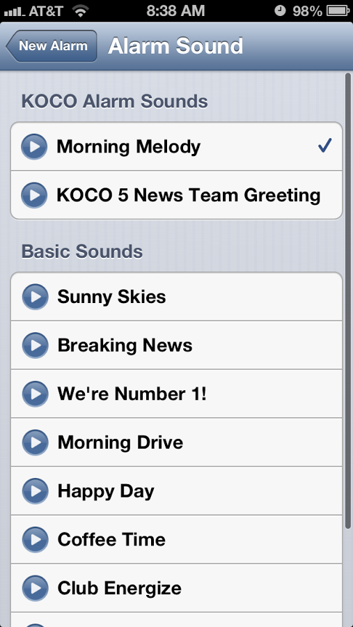 Alarm Clock KOCO 5 Okla City截图5