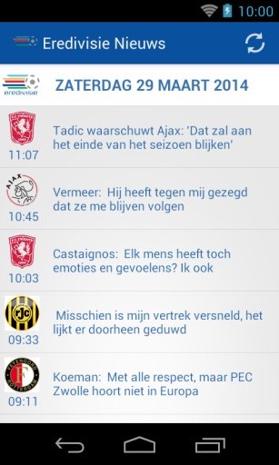 Eredivisie Nieuws截图3