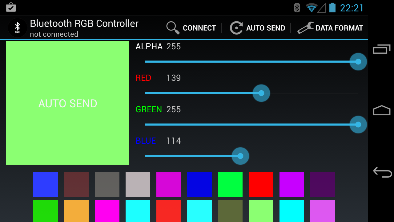 Bluetooth RGB Controller截图5