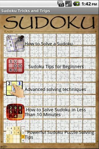 Sudoku Tricks and Tips截图1