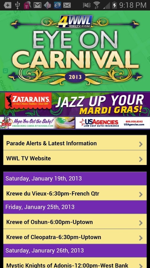 WWL Mardi Gras Parade Tracker截图3