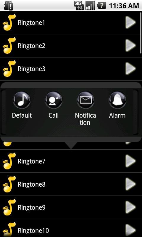 Android Relaxation Ringtone截图2