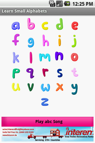 Small Alphabets Preschool Prek截图2