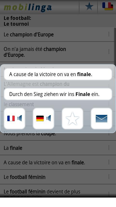 L'allemand du football截图2