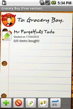 Grocery Boy Free Grocery List截图