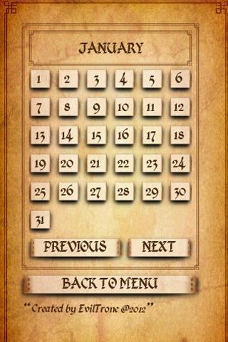 Assassins Calendar截图3