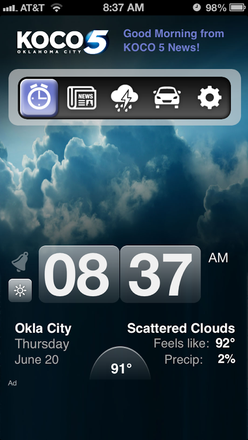 Alarm Clock KOCO 5 Okla City截图1