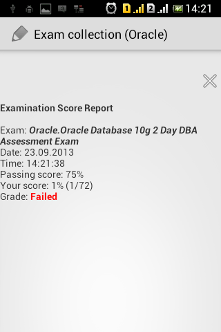 Exam collection (Oracle)截图2