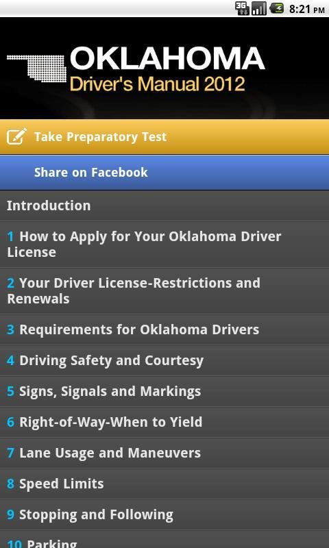 Oklahoma Driver's Manual...截图2