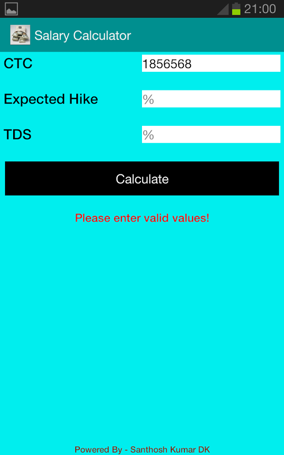 Salary Hike Calculator截图4