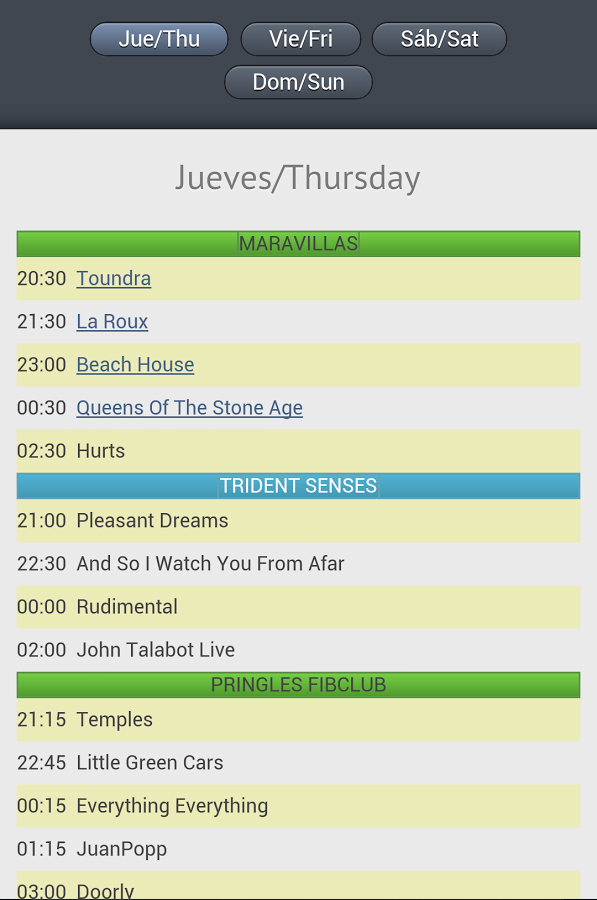 FIB Horarios (No oficial...截图3