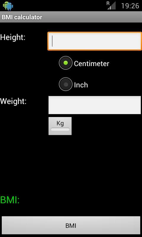 BMI Calculator (Beginner)截图1