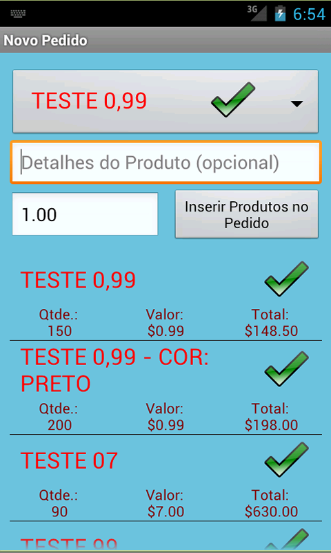 Talão de Pedidos v.Teste截图7