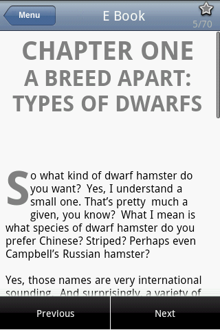 Dwarf Hamster Care截图1