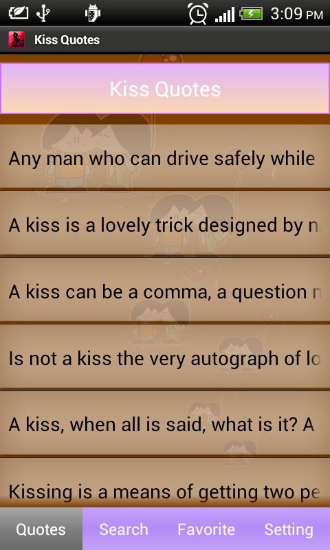 Best Kiss Quotes App截图1